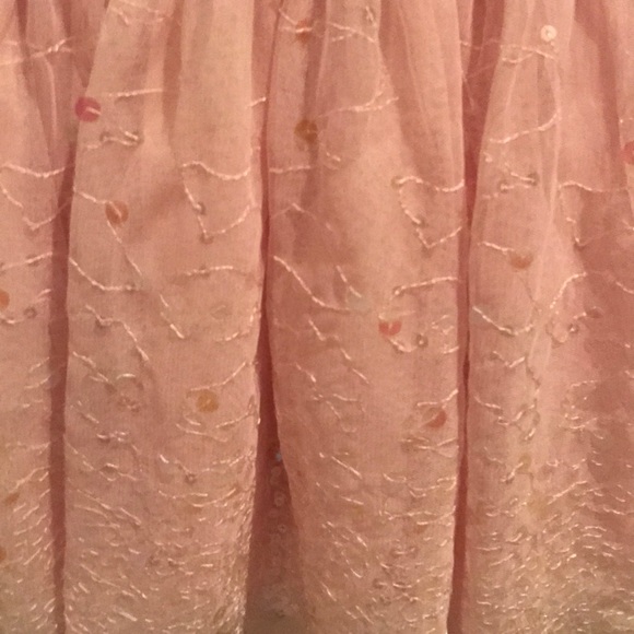 Girls pink ballerina style dress, size 6X/7 - Picture 2 of 3